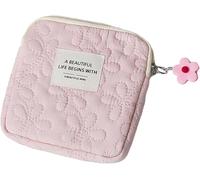 Mini borsa organizer rosa frogued borsa da viaggio compatta borsa da viaggio alla moda da donna piccola borsa cosmetica portamonete chiusura con cerniera leggera portatile accessori stoccaggio, borse