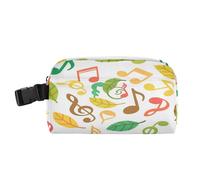 Mini borsa per il pranzo resistente all'acqua Mens Lunch Box mantiene il cibo caldo isolato Tote Bag per la scuola ufficio campeggio picnic verde arancione nota bianca Bolsa para almuerzo de Hombre