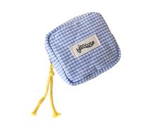 Mini borsa per il trucco, piccole borse per cosmetici, organizer per il trucco, tovaglioli, borse da viaggio portatili per rossetto, Blu, Bellezza di massa