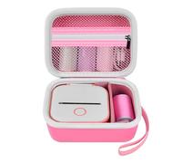 Mini borsa per stampante per Memoking T02/ per Phomemo M02/ M02S/ M02 Pro/ Q30S/ per stampante Mini Pocket Ponek, supporto di archiviazione portatile per stampante di adesivi per carta e cavo USB