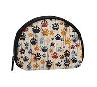 Mini borsa portaoggetti con stampa di ossa di cane, portafoglio piccolo portamonete con mini borsa con cerniera per cambiare le chiavi delle monete, puoi anche riporre qualsiasi piccolo oggetto che