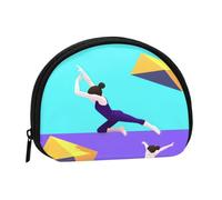 Mini borsa portaoggetti per giochi di ginnastica, portafoglio piccolo portamonete con mini borsa con cerniera per cambiare le chiavi delle monete, puoi anche riporre tutti i piccoli oggetti che