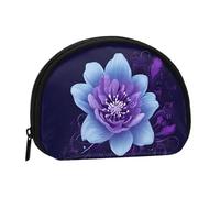 Mini borsa portaoggetti rettangolare mandala con cerniera per monete, chiavi, è anche possibile riporre tutti i piccoli oggetti che si desidera, Nero , taglia unica, Sacchetto portamonete