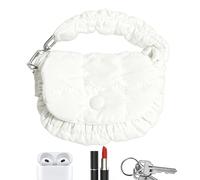 Mini borsetta - Borsa portamonete leggera e carina | Mini sacchetto per monete - per attività all'aria aperta serata viaggio incontri pendolari, bianco, vedi descrizione