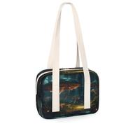 Mini borsone sportivo con funghi magici, mini borsa da palestra, leggera, casual, da viaggio, per sport, per bambini, ragazze, ragazzi, donne, uomini