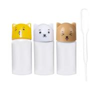 Mini bottiglie di spremere per condimenti, mini contenitore per condimenti - Set di bottiglie per spremere da viaggio per la scatola del pranzo, bottiglia portatile per condimento, bottiglia di pres