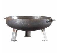 Mini Braciere 30x25x12cm Acciaio Focolare Fuoco da Giardino Terrazza Abitare