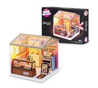 Mini Brands Mini Spaces (Bakers Haven) di ZURU - Costruite e personalizzate 4 diversi spazi di gioco in miniatura: una panetteria, un ristorante di hamburger, un bar e una gelateria.