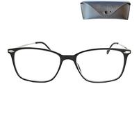 Mini Brille Occhiali luce blu leggeri rotondi o rettangolari donna uomo | Montatura leggera in plastica con aste in metallo; larghezza 135 mm; custodia