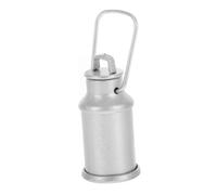 mini brocca di latte Brocca del latte Mini House fingere forniture da cucina ornamento per caffettiera mini roba caffettiera realistica mini caffettiera lega Argento