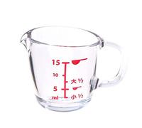 Mini brocca graduata da 15 ml con manico, tazza in plastica per latte in polvere, facile lettura, marcature di misurazione anti-fuoriuscite, per olio e miele