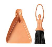 Mini Broom Tool Kit, Small Brush Dustpan, 4,33 x 9,25 Inches with PP Costrution, Lightweight Debris Collector, Cleaning Supply with Compact Style, Classroom Bathroom for Bedroom Living Room