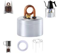 Mini bruciatore portatile ad alta potenza per esterni e stufa ad alcool, 2026 stufa ad alcol da campeggio leggera con supporto stabile, bruciatore compatto da viaggio per escursioni, preparazione di