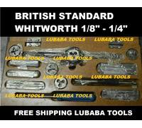 MINI BSW TAP DIE BOXED SET 1/8" - 1/4" - 23 PZ - BRITISH STANDARD WHIT WORTH