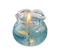 Mini Bubble Fish Tank Candle Built - Bubble Fish Tank Scented Candle,aromatherapy Decoration | Long Lasting Candlestick For Party Favors Meditation Spa Yoga Desktop
