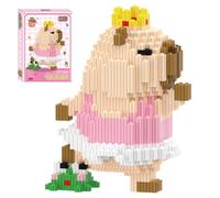 Mini Building Blocks Set 1606pezzi, Mattoncini da Costruzione Capibara, Mini Blocchi da Animali, Regali Fai Da Te Adatto Miniatura Building Block Block Model per Ragazzi Ragazze (Rosa)