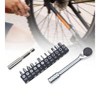 Mini cacciavite a cricchetto, chiave a cricchetto, profilo basso, compatto,