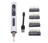 Mini cacciavite elettrico ad alta precisione ad alta precisione di alimentazione del cacciaviti di riparazione del cacciavite Telefono (Argento)