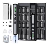 Mini Cacciavite Elettrico di Precisione 72 in 1 - A Batteria Con 5 Marce, Magnetico per Occhiali, Orologio, Cellulare, Riparazione Portatile