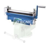 Mini calandra da morsa con 3 rulli FERVI 0235 larghezza 300mm spessore max 2,5mm