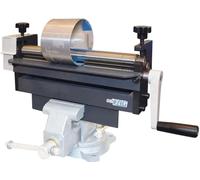 Mini calandra rotolatrice curvatrice manuale lamiera tondi da banco morsa 300 mm