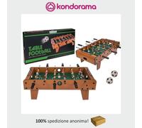 Mini calcio Balilla in legno gioco divertente per amici ragazzi bambini e adulti