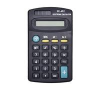 Mini calcolatrice con display LCD a 8 cifre, piccola calcolatrice tascabile da 10,9 x 6,1 cm, per studenti, portatile, ufficio, casa, scuola, conto, strumento di calcolo finanziario