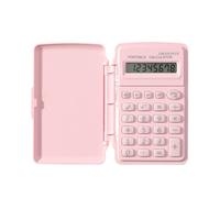 Mini Calculator - Portatile Calculation Device with Protective Lid for Students, Teachers, Test Takers, Accountants, Cashiers, Engineers, Bookkeepers, Home, Business Use, Compact Design, 3.94x2.36inch
