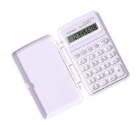 Mini Calculator with Lid, Portable Basic Calculation Device for Students Test Takers, Accountants, Engineers, Home & Office Travel