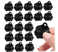 Mini calderone di Halloween 20 pezzi 0, 8x0, 7 calderone nero in plastica delle streghe con foro per miniature di case delle