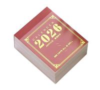 Mini Calendar | 365-Day Tear-Off Thick Paper | 2026 Daily Calendar Planner | For Planning Schedule Appointment Home School Classroom Travel Christmas New Year Party
