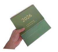 Mini calendario 2026, mini calendario da tavolo con supporto, mini pianificatore di inglese per la scuola, la casa e l'ufficio