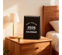 Mini Calendario da scrivania per il 2026 | Programma per il periodo da gennaio 2026 a giugno 2027,18 calendario | Per la famiglia amici studenti, casa, scuola, ufficio e scrutinio