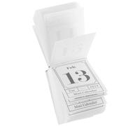 Mini Calendario da Tavolo Retrò 2024, Carta, Staccabile | Design Semplice e Stampato Cura, per Diario e Quaderno, Sviluppa Buone Abitudini di Pianificazione