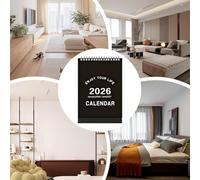 Mini Calendario da Ufficio | Calendario Mensile da gennaio 2026 a giugno 2027, Quotidiano | per la Famiglia Amici Studenti Insegnanti Casa Indoor Scuola Ufficio