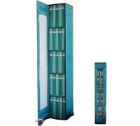 Mini calendario dell'avvento 2025, con 24 mini libri, set regalo per gli amanti della letteratura e decorazione in miniatura per topi di biblioteca e decorazioni natalizie (blu)