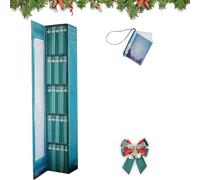 Mini calendario dell'avvento 2025, mini libro decorativo con 25 piccoli boo ks per gli amanti della lettura, ornamento per albero di Natale, regalo in stile biblioteca (A)