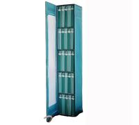 Mini calendario dell'avvento 2025, per amanti della letteratura, con 24 volumi, regalo di Natale, per gli amanti dei libri, regali di libri, decorazioni natalizie per la famiglia (blu)