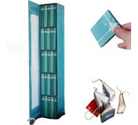Mini calendario dell'avvento 2025, regalo per gli innamorati, con 24 libri, piccola libreria in miniatura, decorazioni per le vacanze (blu)