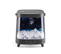Mini Camino Aromaterapia Diffusore Aromaterapia Candela Senza Fiamma con LED 150ml Lampada & Fuoco Auto-Off Timer Essent per la Casa