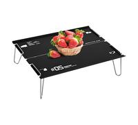 Mini Camp Table - Alluminium Letre Travel Gear | Tavolo Da Esterno In Alluminio Pieghevole | Tavolo Da Tè Portatile | Tavoloo Con Borsa Da Trasporto, Ideale Per Campeggio, Escursioni, Zaino