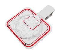 Mini Canestro da Basket con Tabellone a Clip per Cestino Bianco | Plastica Liscia, Design Giocoso e Salvaspazio, per Ufficio, Casa e Raccolta Ordinata