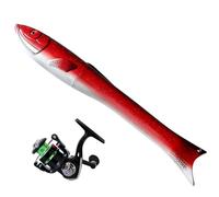 Mini canna da pesca piccola canna da pesca | Canna da pesca portatile per pesca a traina casting offshore surf costiera escursionismo campeggio all'aperto viaggio