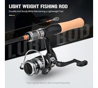 Mini canna da pesca ultraleggera da 1 5 m, peso 65 g, ideale per la pesca alla trota (150 cm)