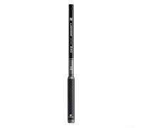 Mini canna da pesca ultraleggera in carbonio, nera, 28 cm, compatta, per campeggio, pesca, campeggio, escursionismo, pesca all'aperto, avventure (28340-K240)