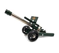 Mini cannone modello con meccanismo a rinculo, cannone petardo ad angolo regolabile per celebrazioni, espositori, ufficio e regali