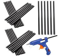 Mini Cannoni Di Colla Termofusibile - Barre Di Colla Termofusibile | Black Hots Colla Stiicks Per Riparazioni Artigianali Progetti Fai Da Te Ufficio Domestico Uso Scuola