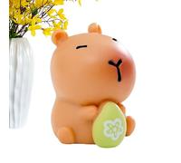 Mini Capibara in Resina - Decorazioni Pasquali per la Casa | Statue da Paesaggio per Arredamento | per libreria scaffale vetrina tavolo da trucco comodino camera da soggiorno ufficio domestico