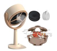 Mini cappa da cucina portatile, cappa da cucina da tavolo, con forte aspirazione e basso rumore, piccola cappa aspirante da cucina, filtri multipli lavabili for pentola calda della cucina domestica
