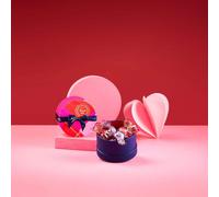 MINI CAPPELLIERA SAN VALENTINO CON CIOCCOLATINI ASSORTITI